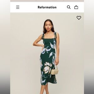 Reformation Besse dress color Lyra size small